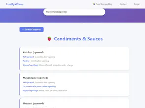 UseByWhen gallery image