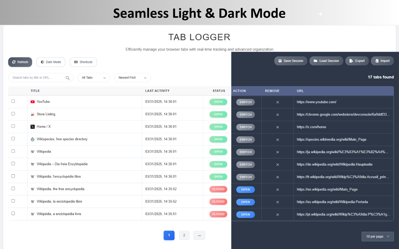 Tab Logger - تبسيط تصفحك media 4