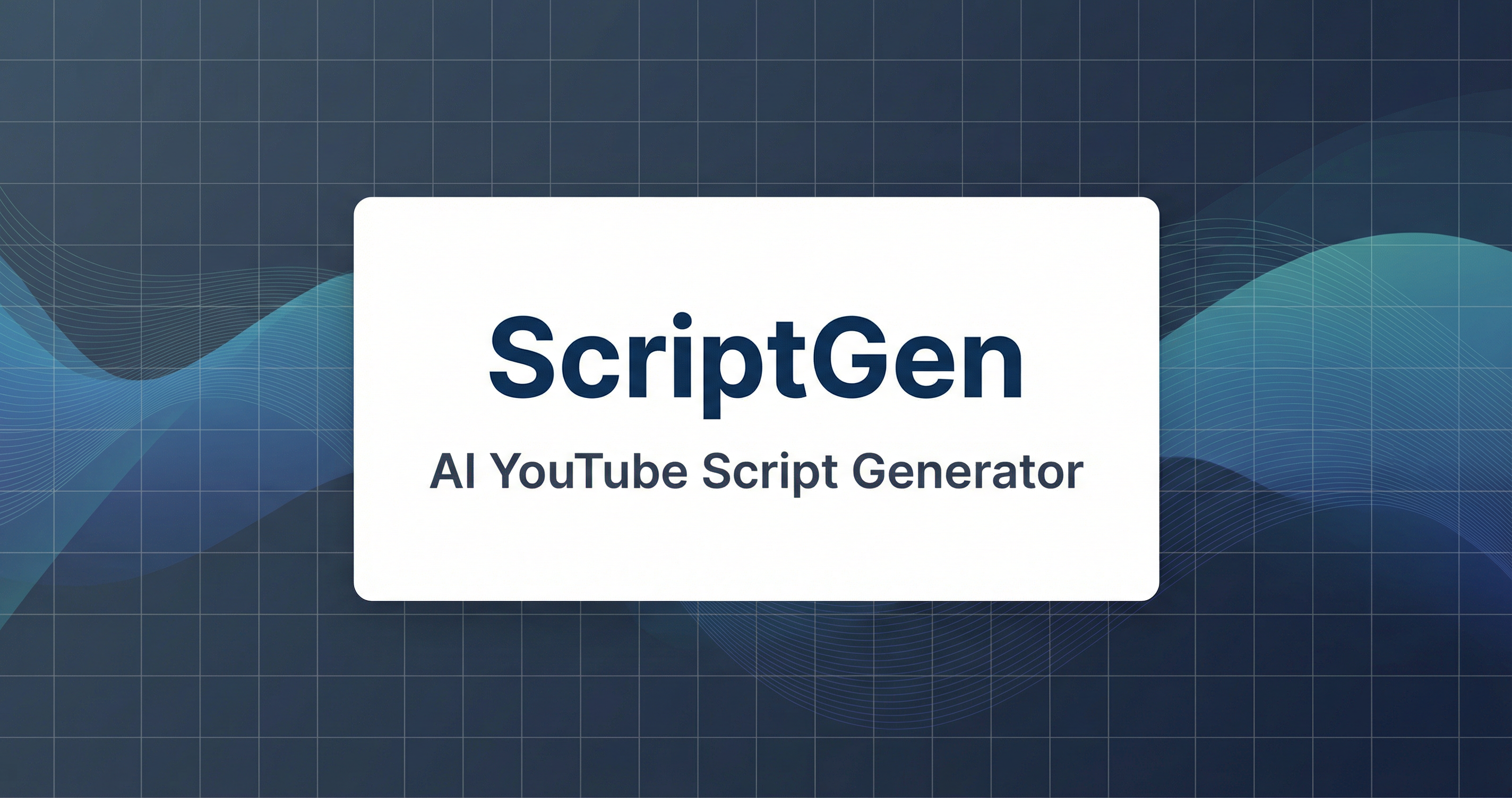ScriptGen - Main product screenshot demonstrating key features and user interface