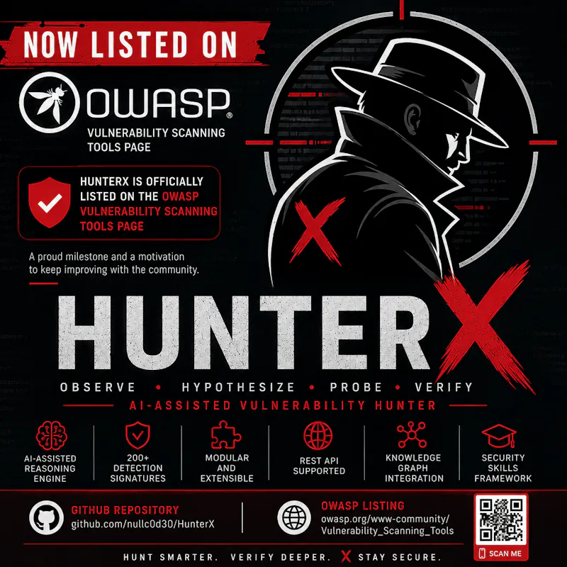HunterX Offensive Security Engine screenshot 1