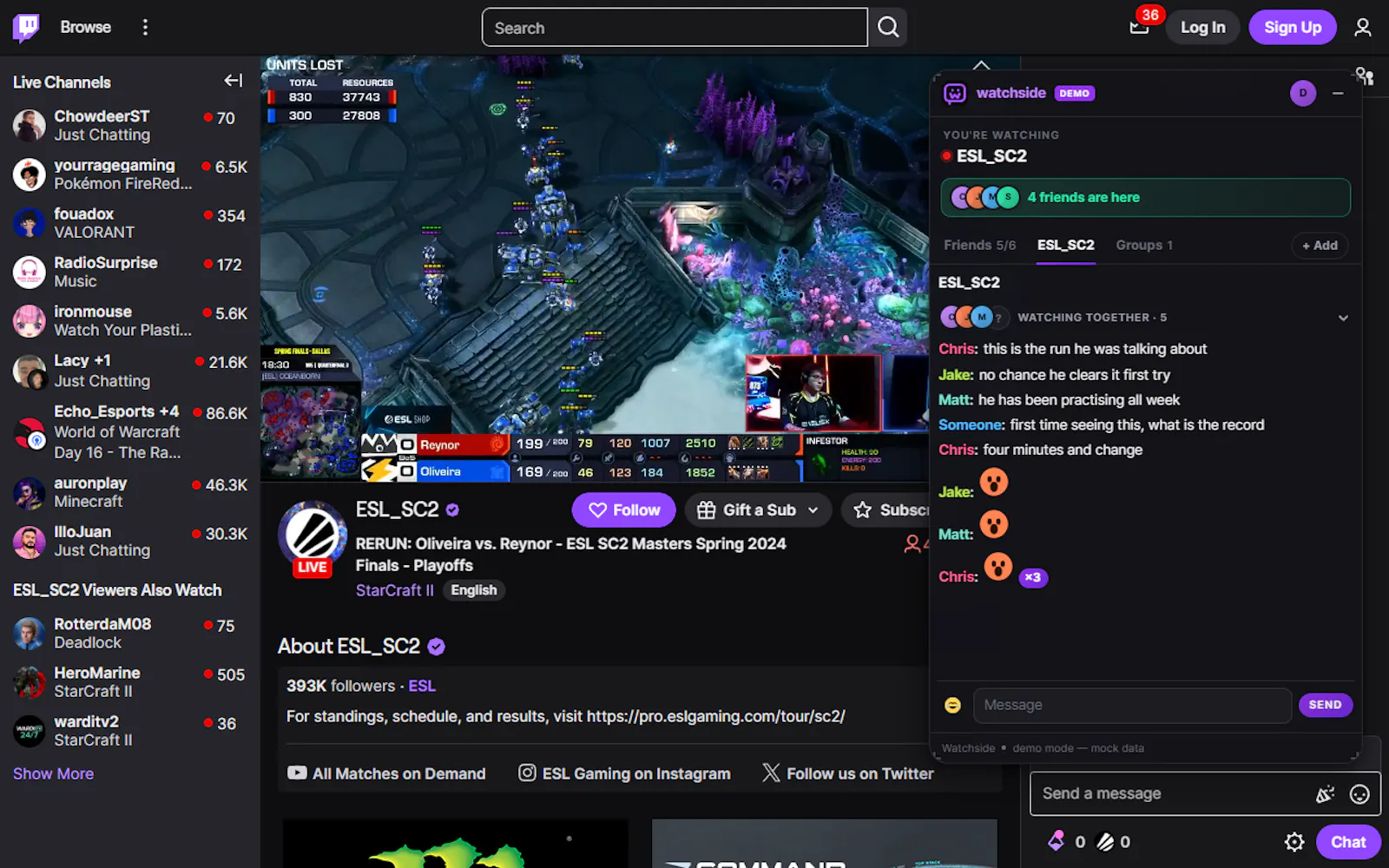 Watchside screenshot 2