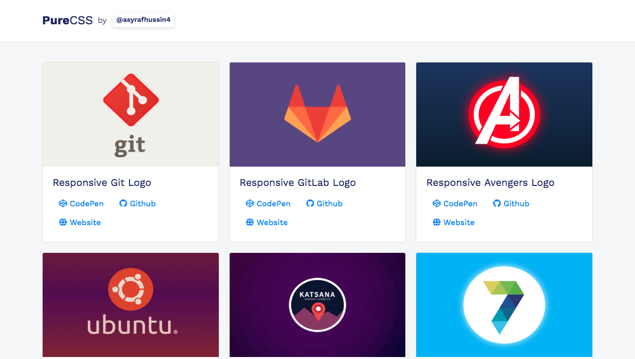 PureCSS.co gallery image