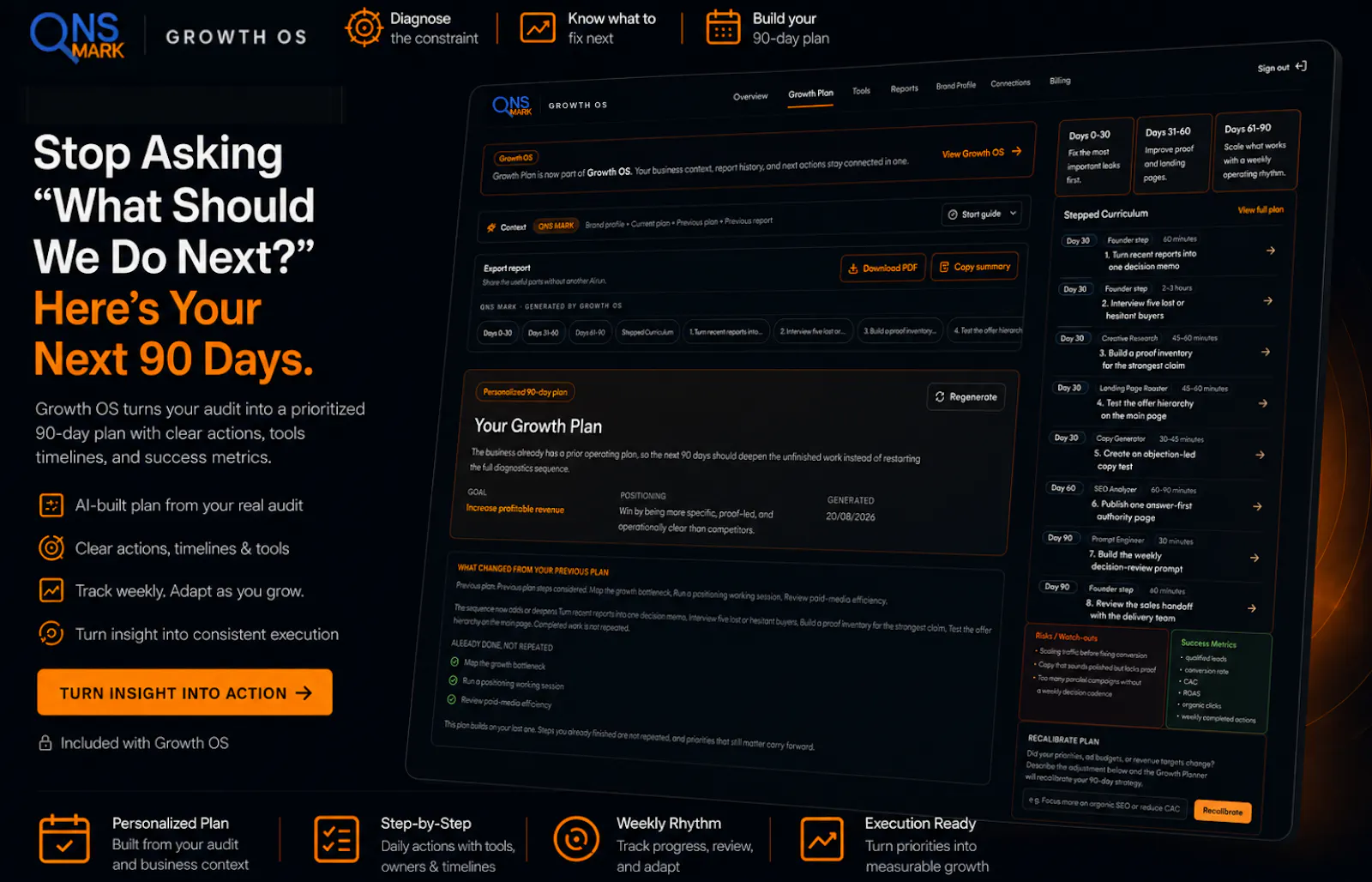 QNS MARK Growth OS screenshot 5