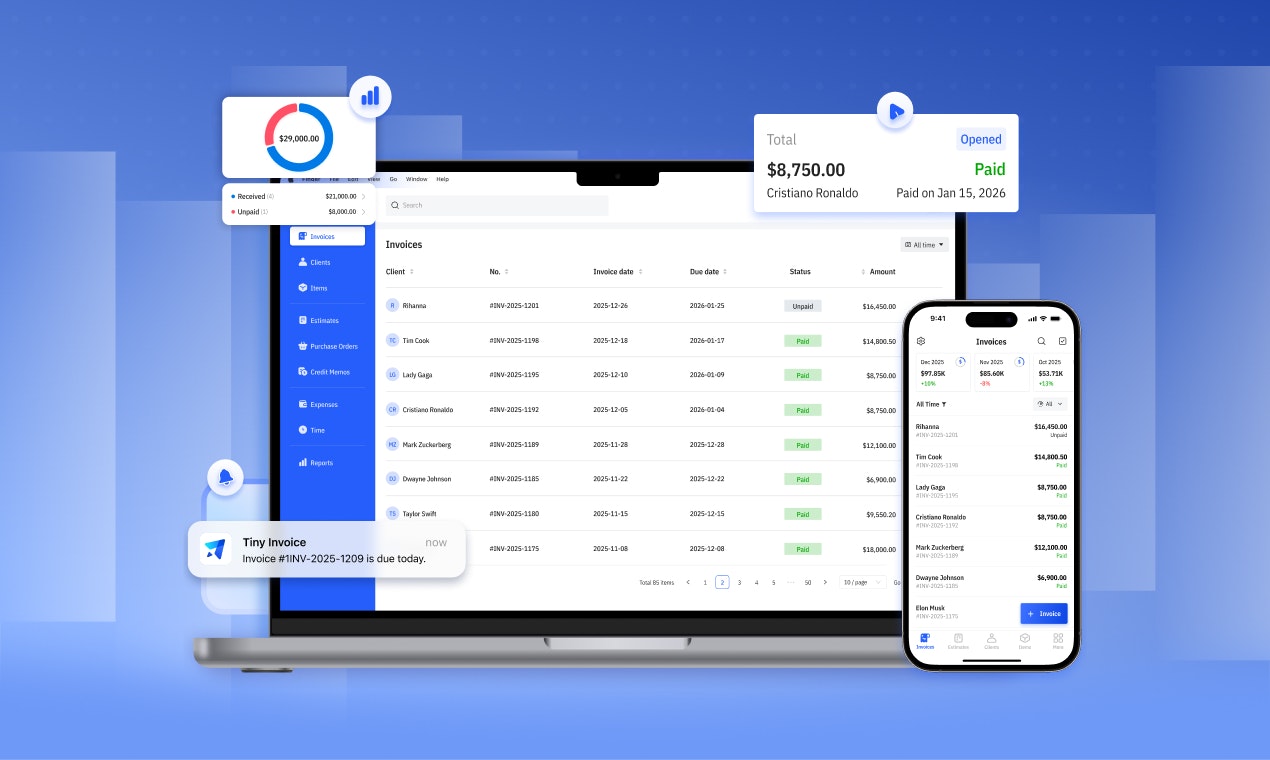 Tiny Invoice gallery image