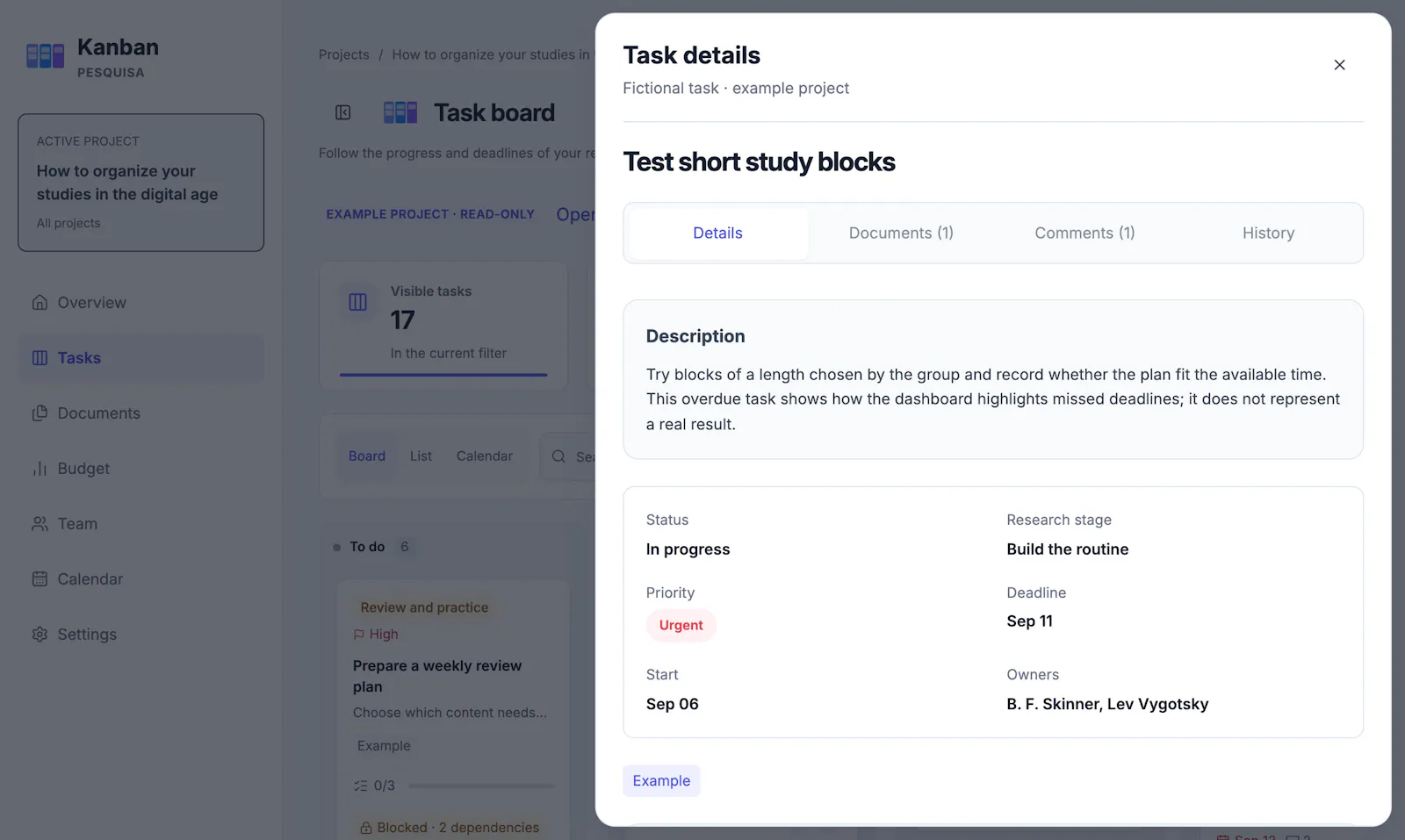 Kanban Pesquisa screenshot 4