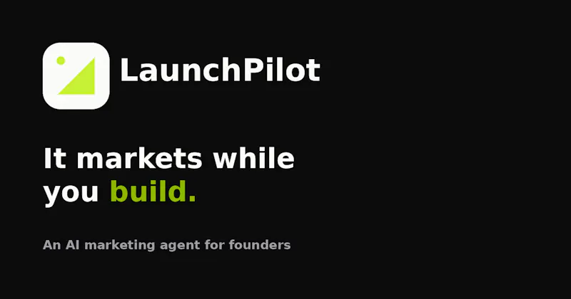 LaunchPilot — It markets while you build screenshot 3
