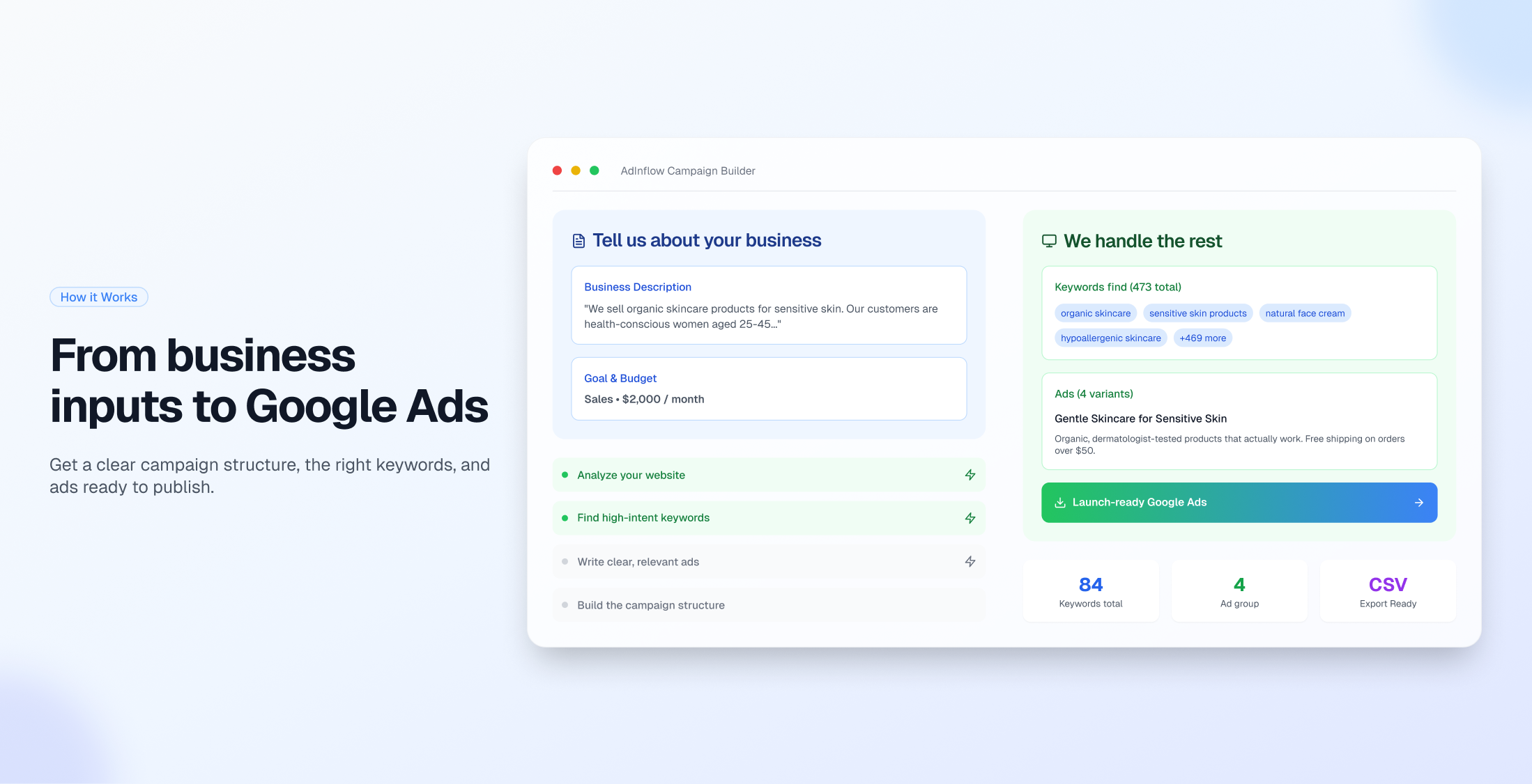 AdInflow - Screenshot 2 showing product features and functionality