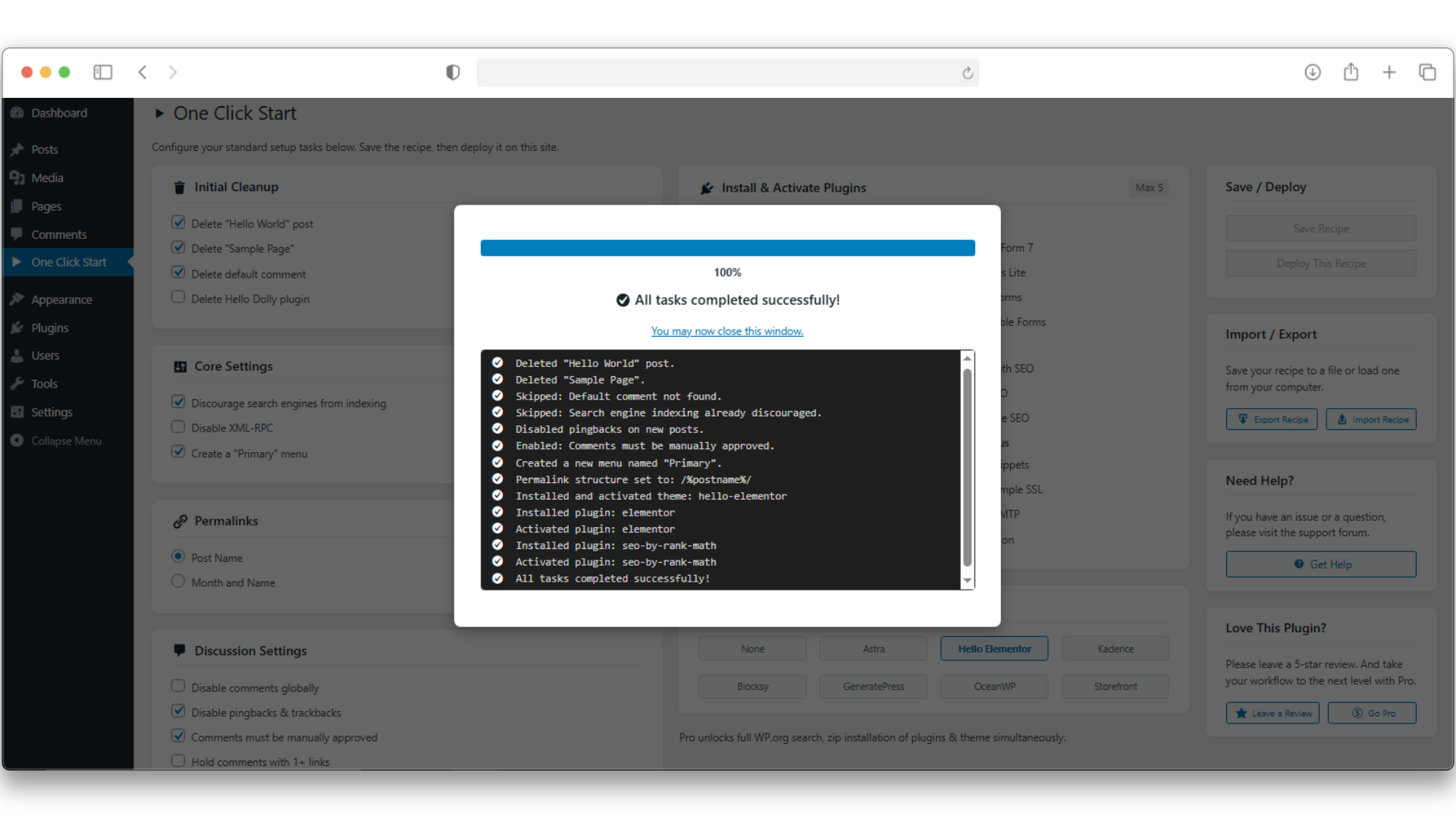 One Click Start gallery image