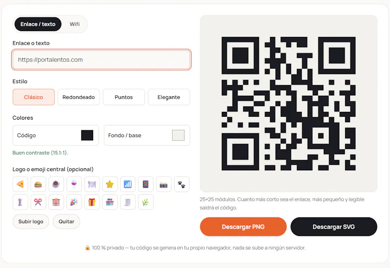 QR3Dprint screenshot 1