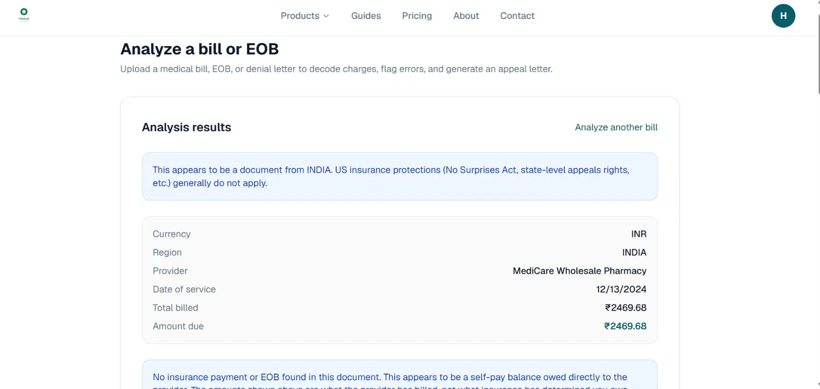 Hedical screenshot 2