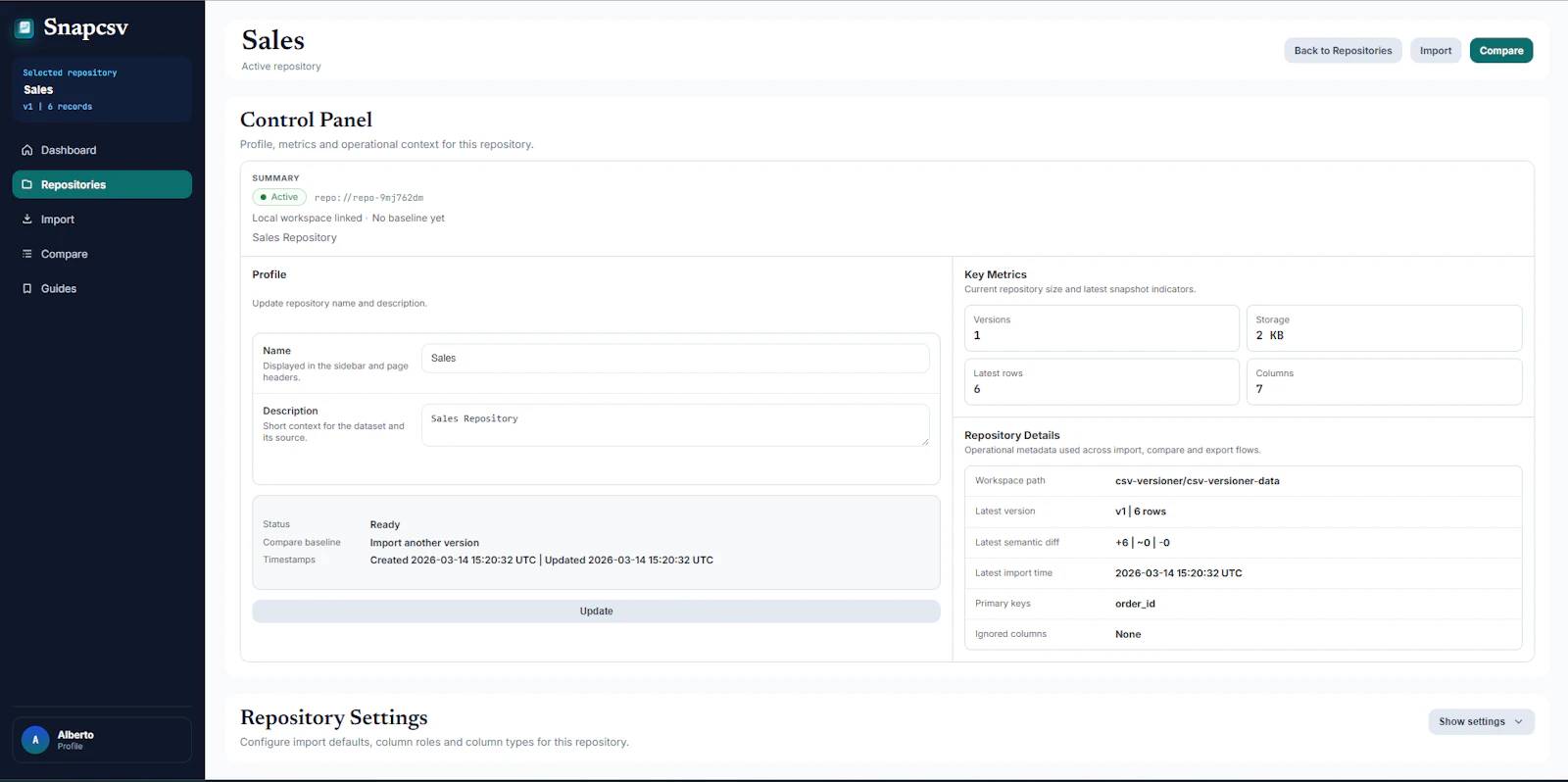Snapcsv.dev screenshot 4