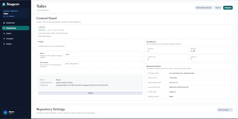 Snapcsv.dev screenshot 4