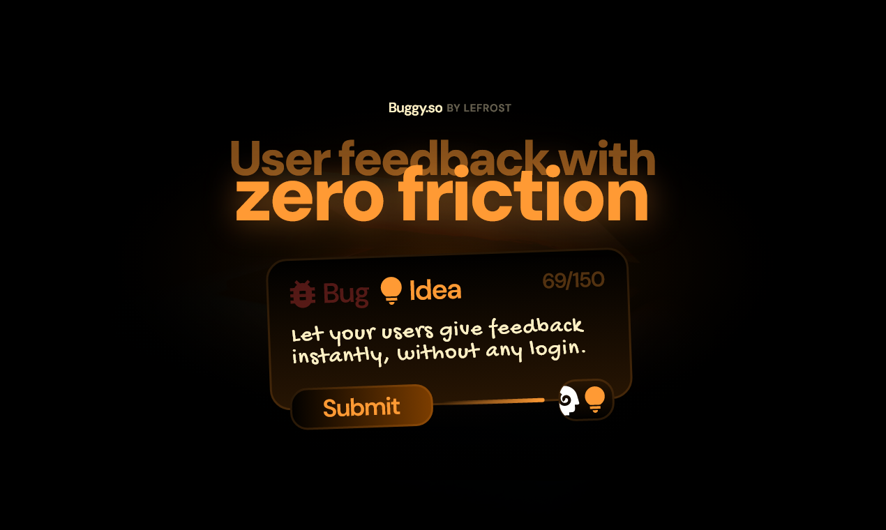 startuptile Buggy.so-Collect bug reports and ideas with zero friction
