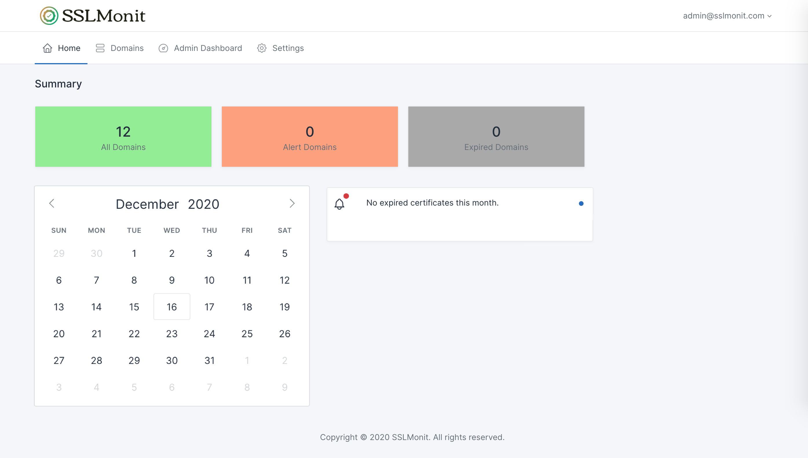 SSLMonit gallery image