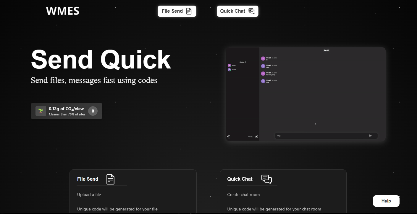 WMES - Main product screenshot demonstrating key features and user interface