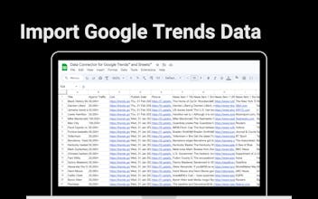 Import Google Trends to Google Sheets gallery image
