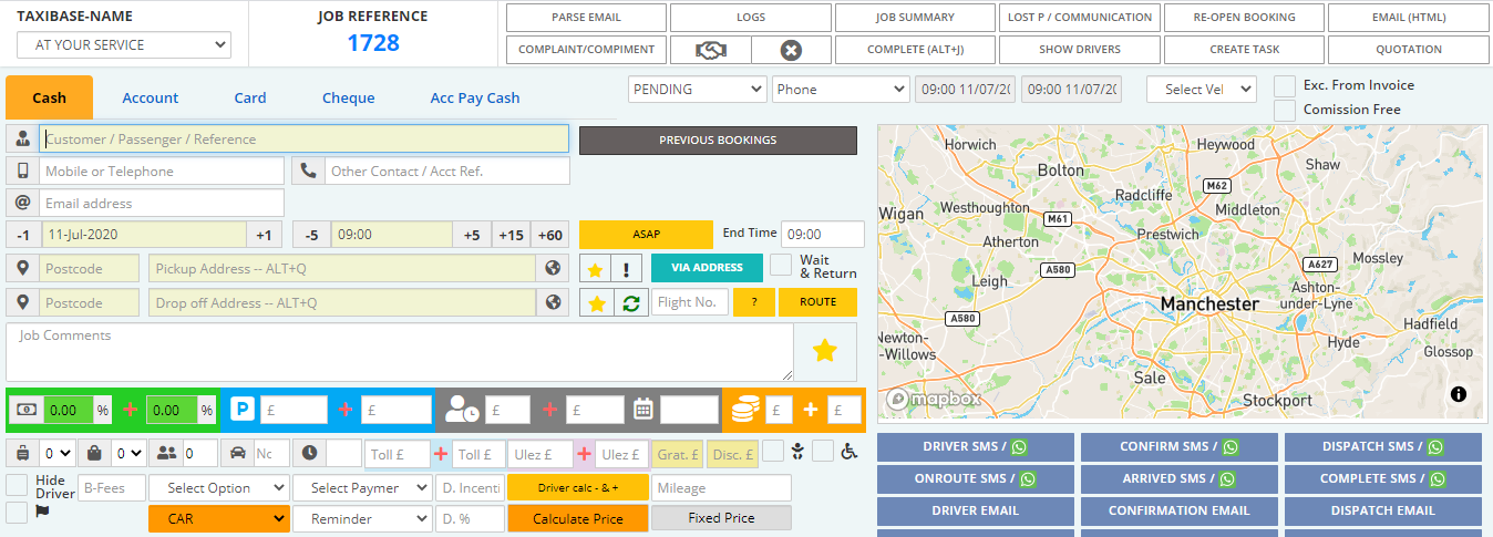 TBMS Taxi and Chauffeurs Dispatch System gallery image