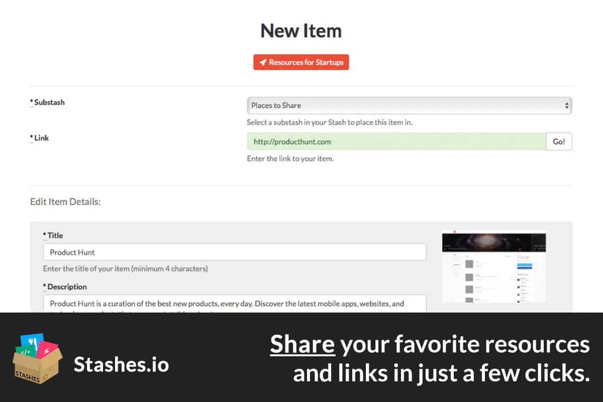 Stashes.io Image