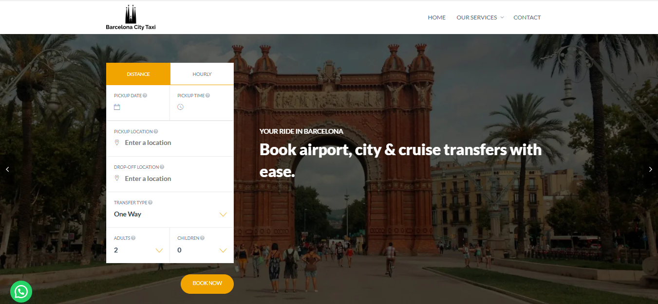 Barcelona City Taxi - Main product screenshot demonstrating key features and user interface