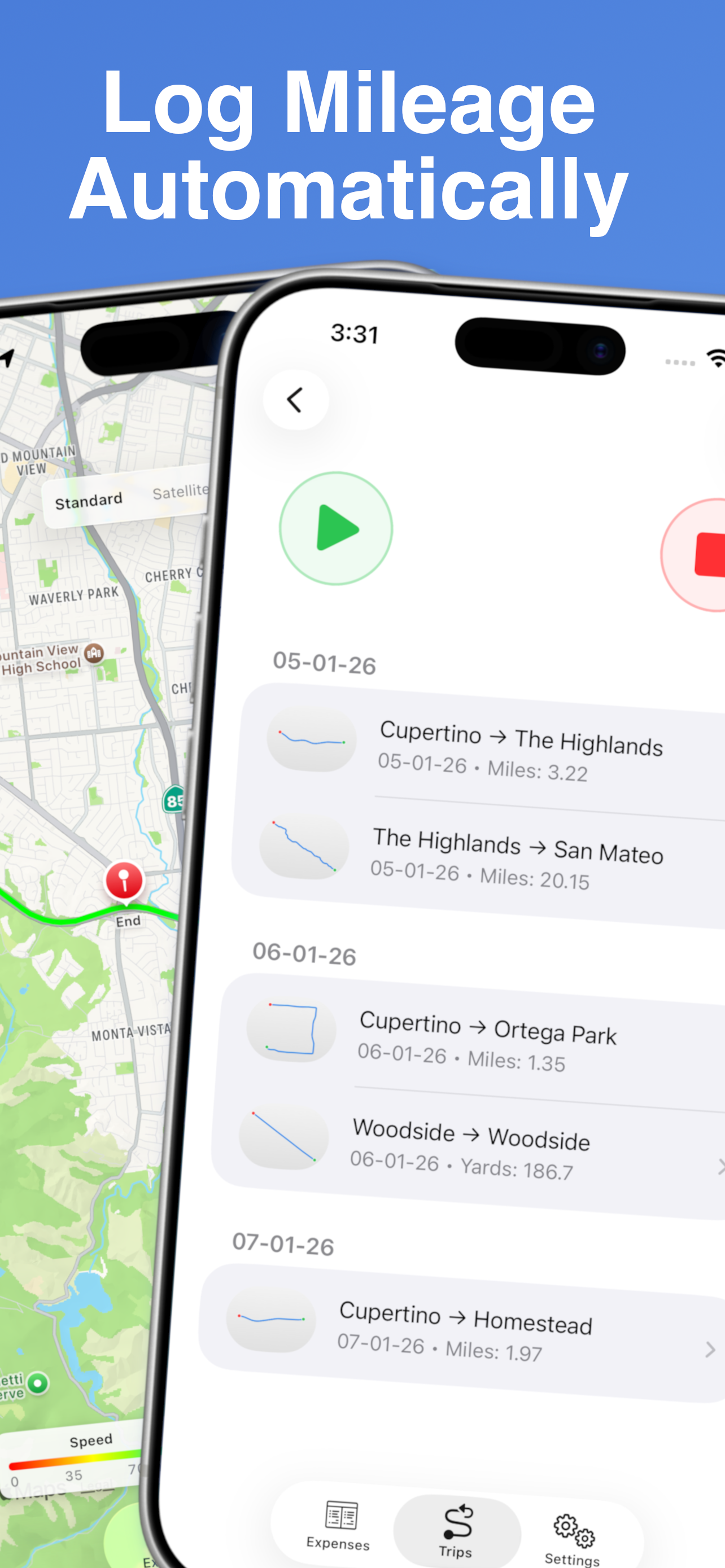 Work Expense iOS App - Screenshot 4 showing product features and functionality