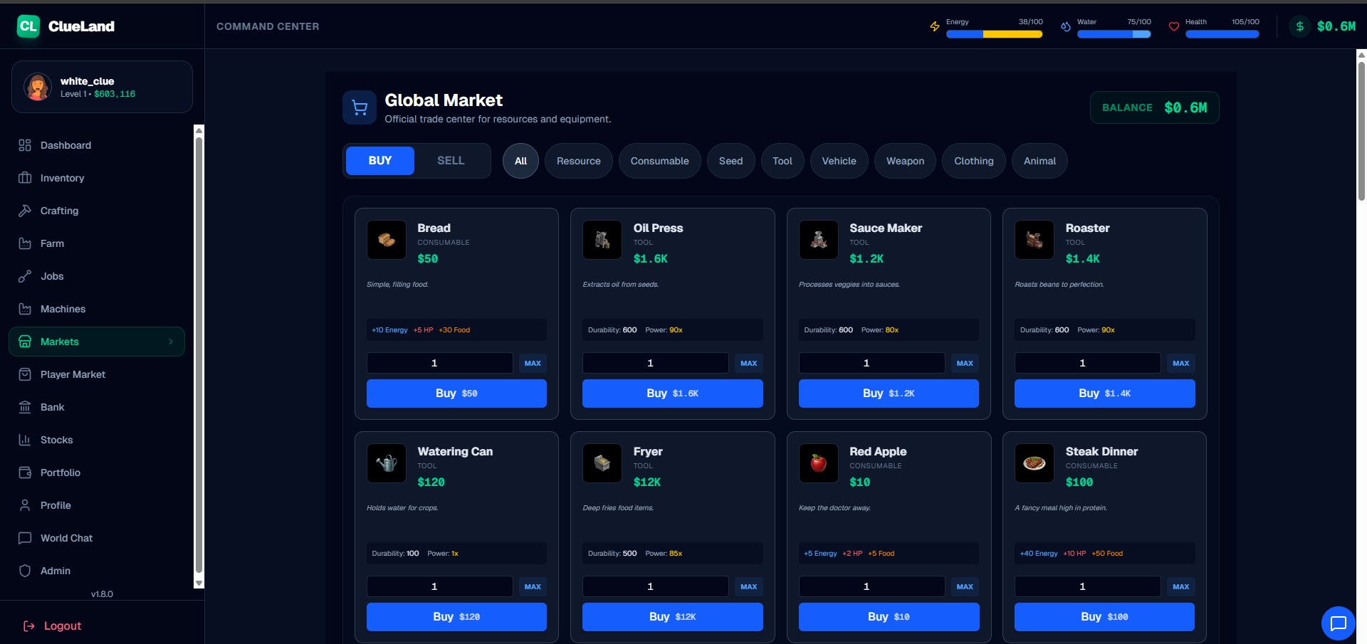 Clueland Life Sim Beta launch gallery image