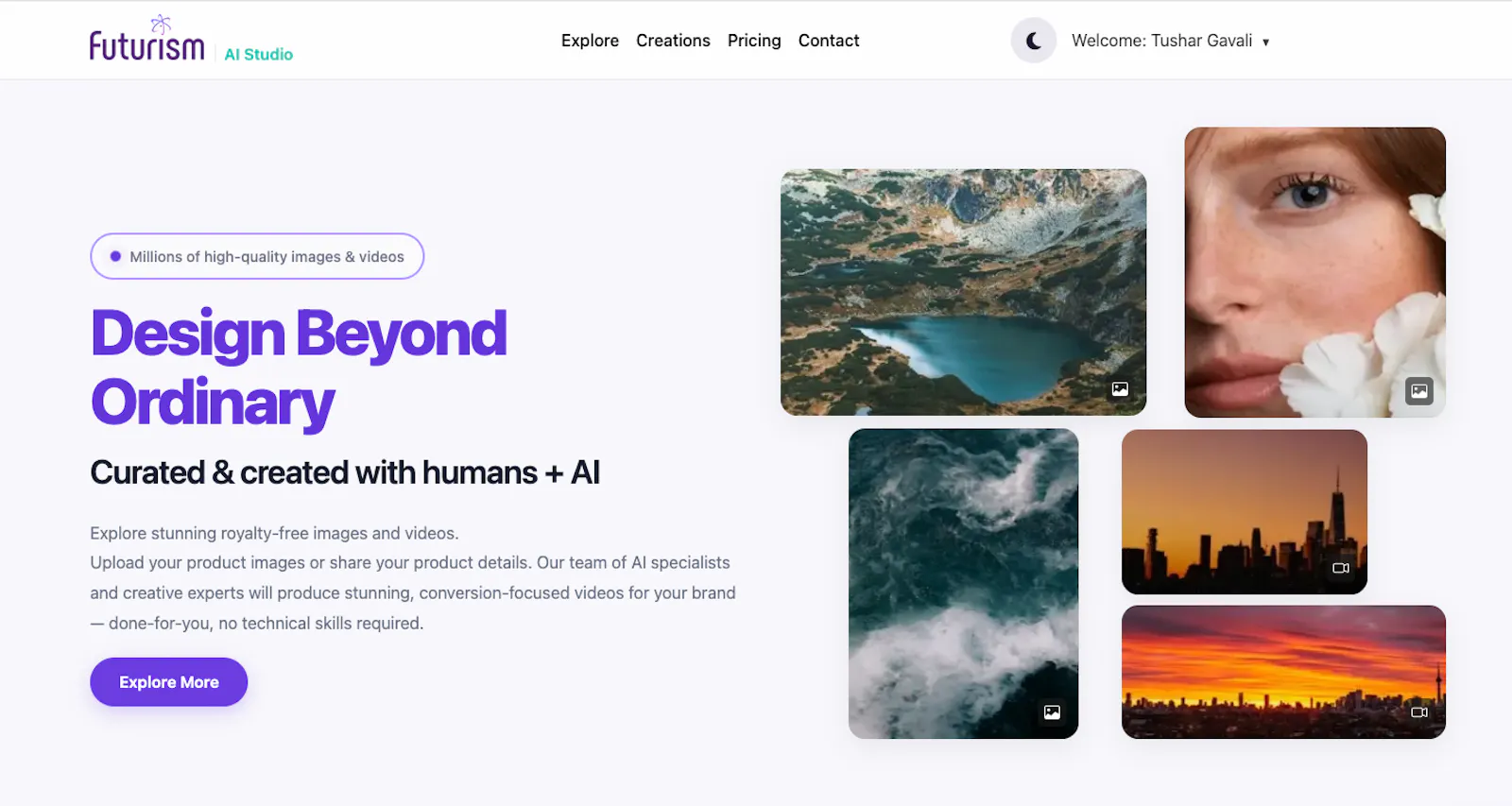 Futurism AI Studio screenshot 1
