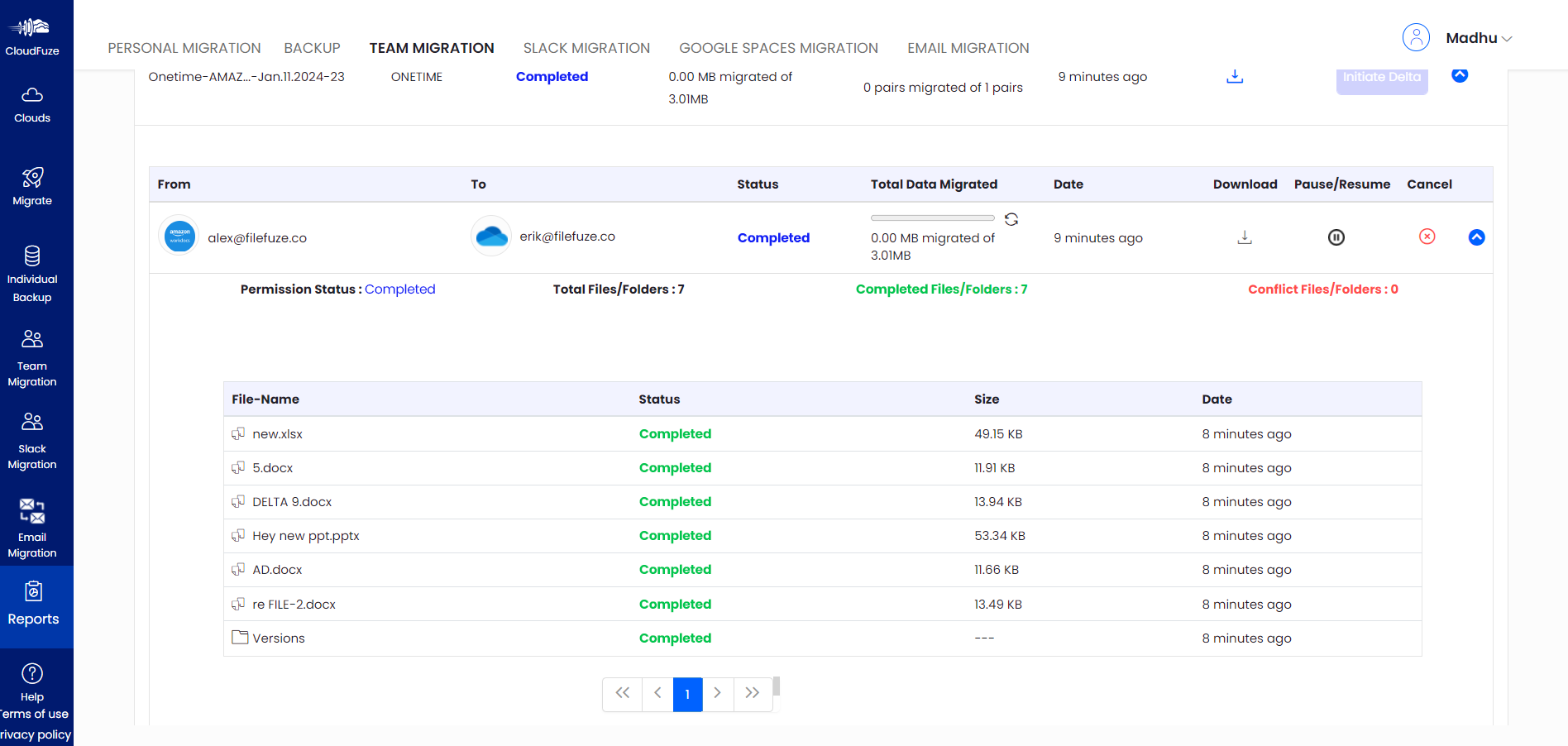 Amazon Workdocs à la migration OneDrive