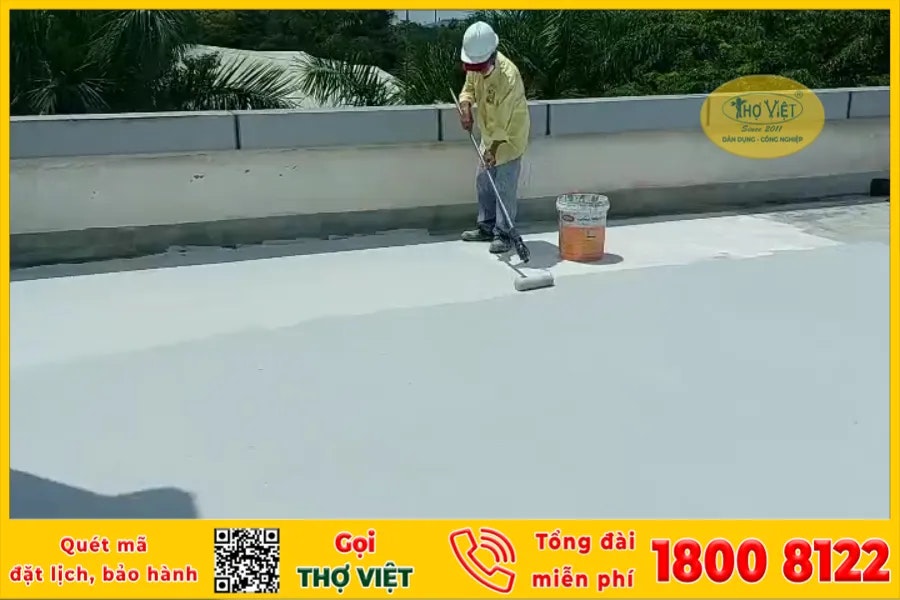 Construyendo trabajadores vietnamitas - Servicio de impermeabilización de los trabajadores media 3