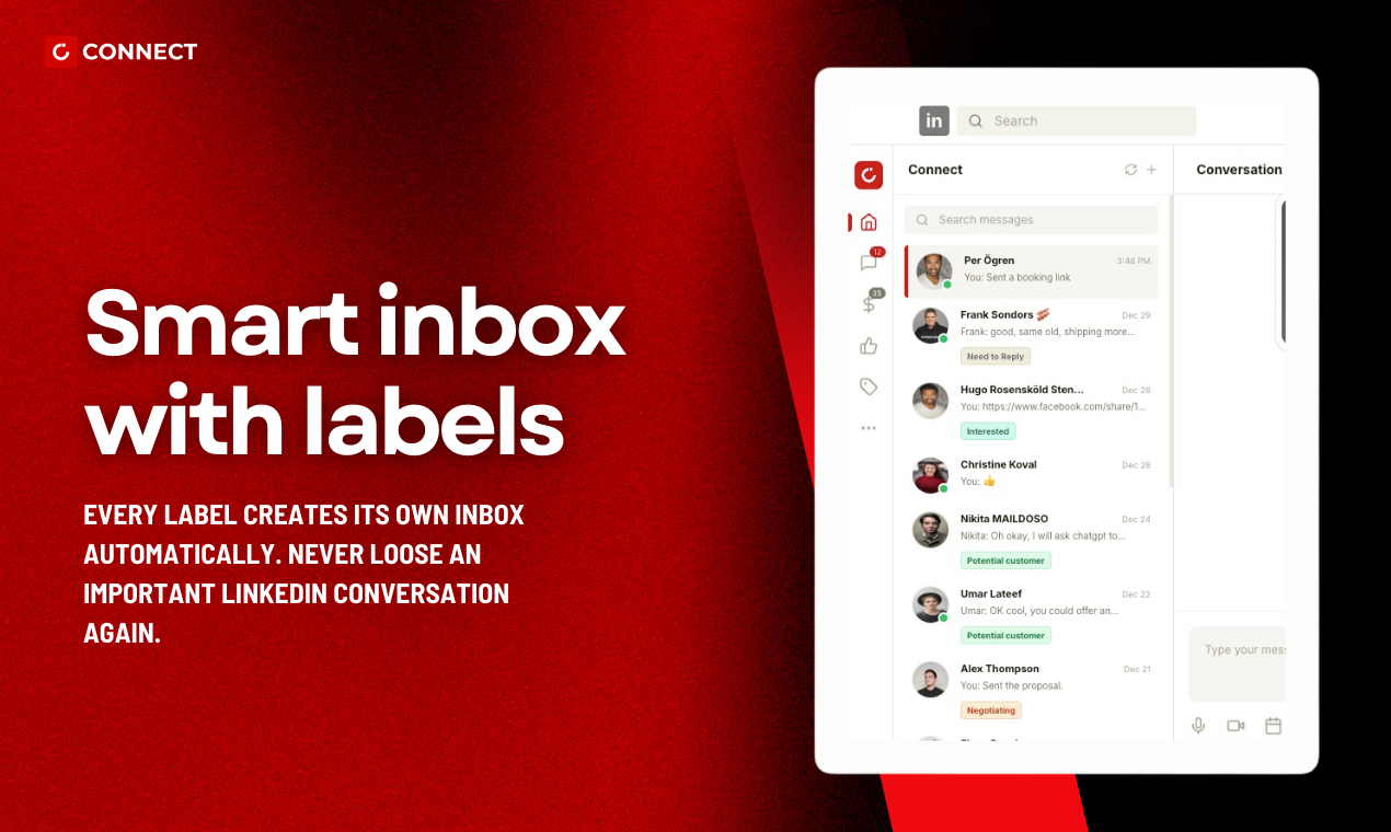 Connect: Superhuman for LinkedIn - Screenshot 2 showing product features and functionality