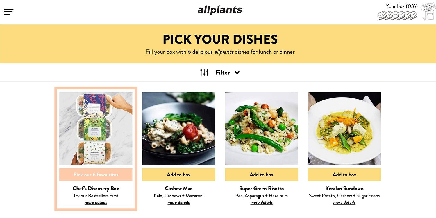 Allplants Chef Prepared Plant Powered Meals Delivered To Your