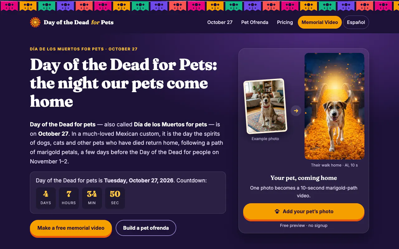 Day of the Dead for Pets gallery image