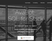 Avabot - SQL for Slack media 1