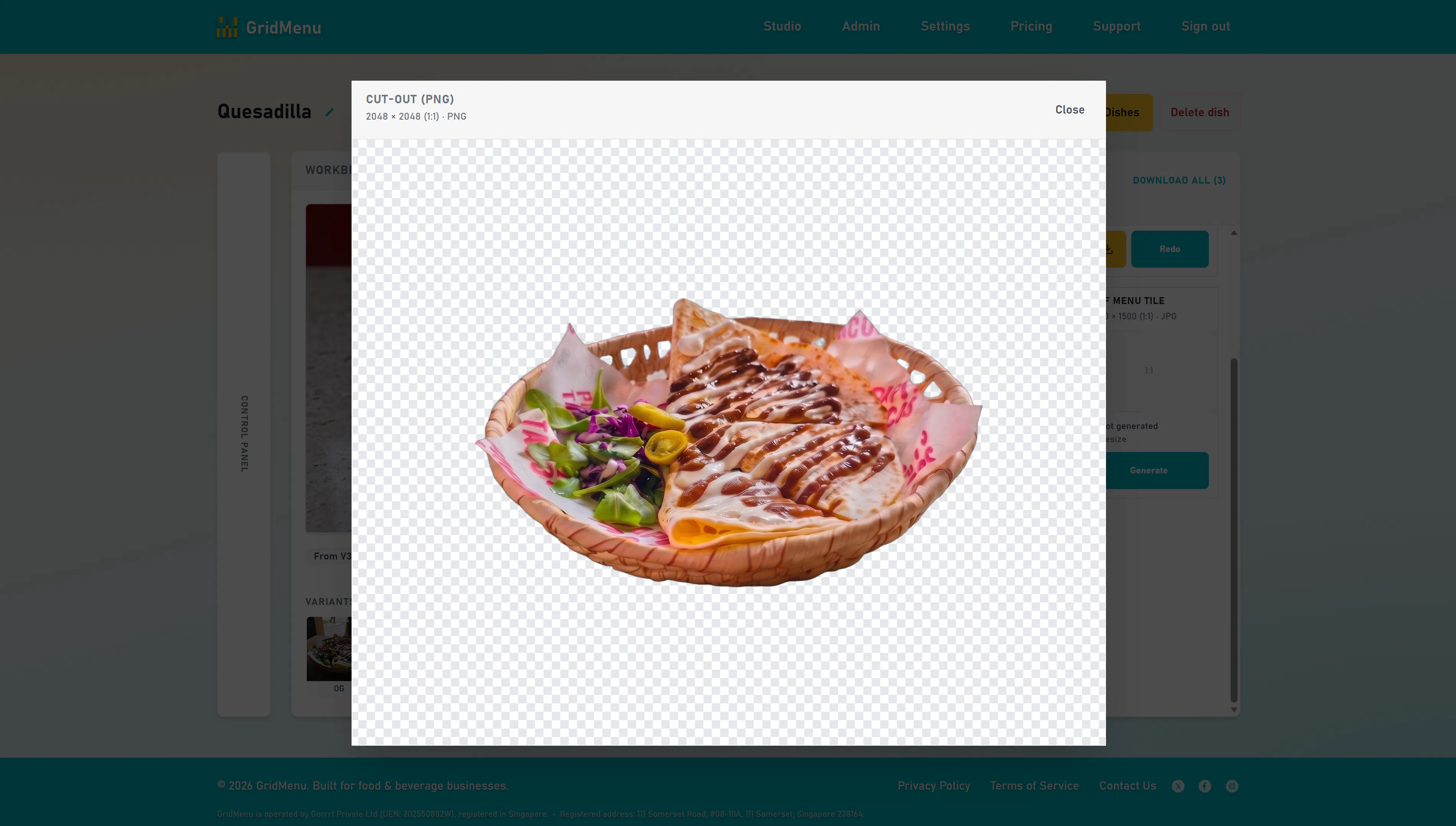 GridMenu gallery image