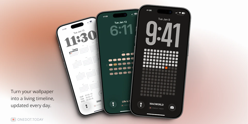 One Dot:動態時間軸桌布