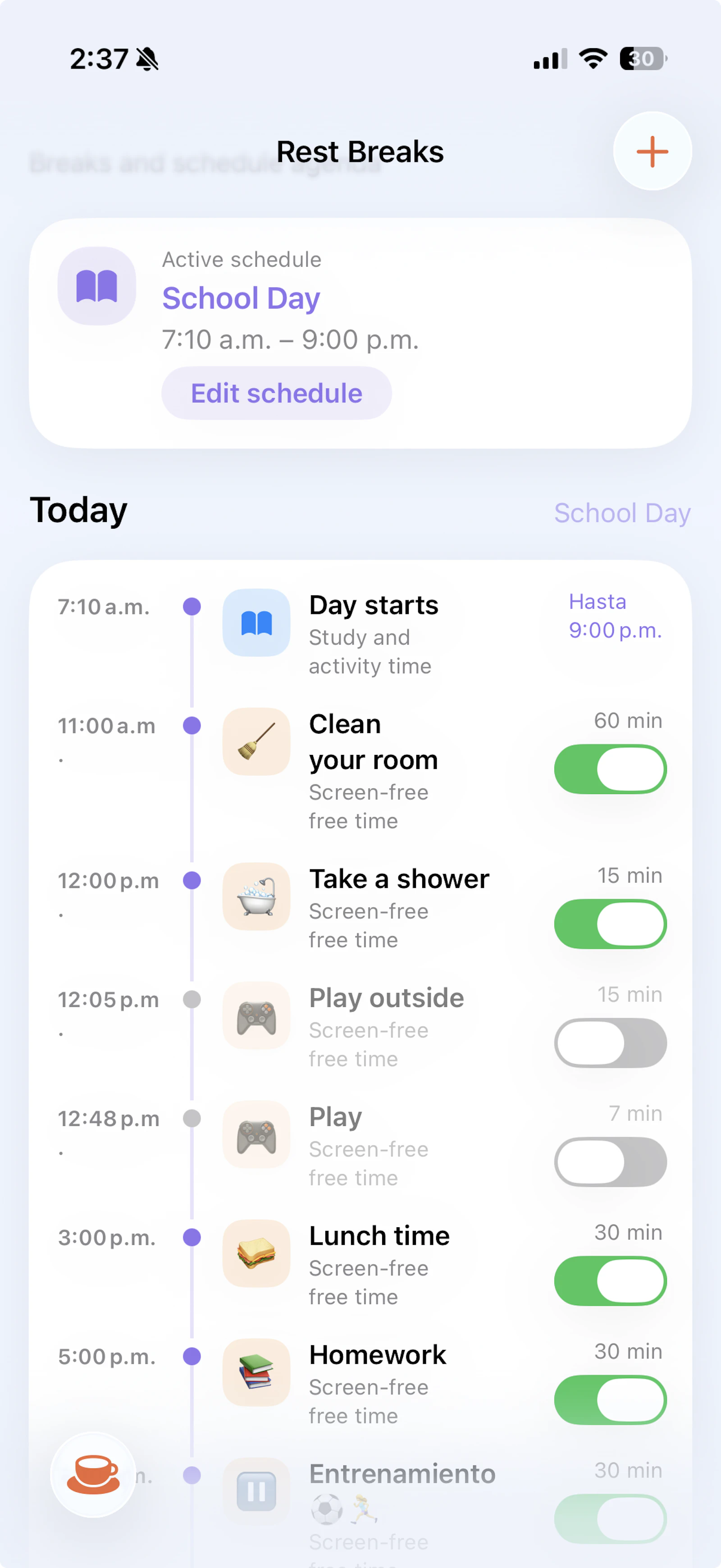 Screeni Parental Control with Chores screenshot 2