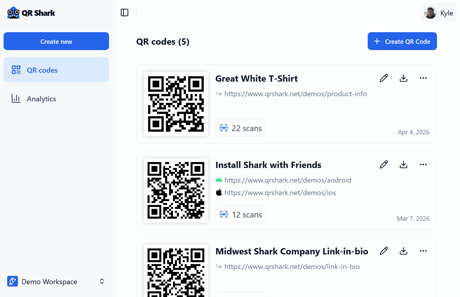 QR Shark gallery image