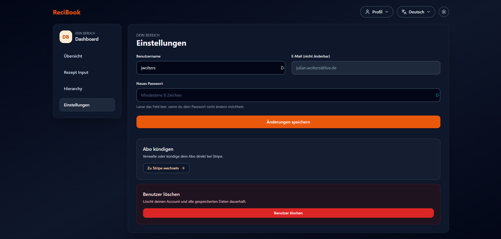 ReciBook gallery image