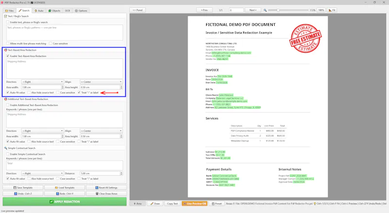 PDF Redactor Pro screenshot 12