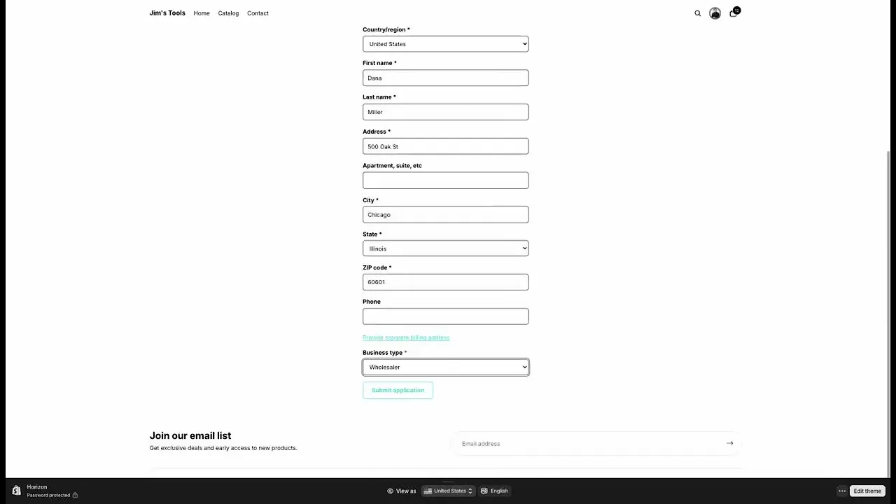 B2B Extended Shopify App gallery image