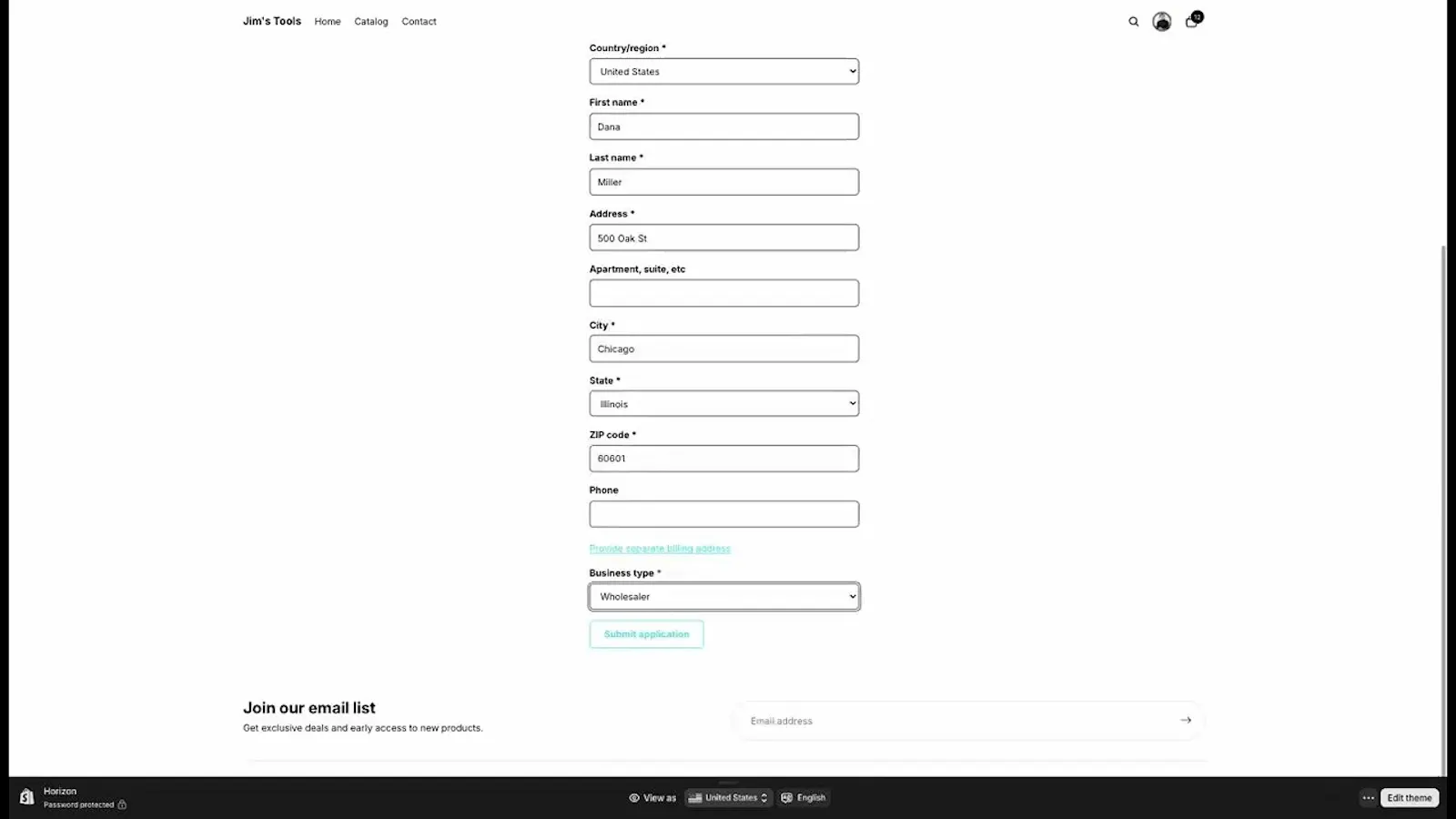 B2B Extended Shopify App screenshot 1 (video preview)