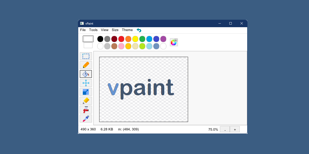v-paint - vpaint : v로 작성된 MS-Paint 대안 미디어 6