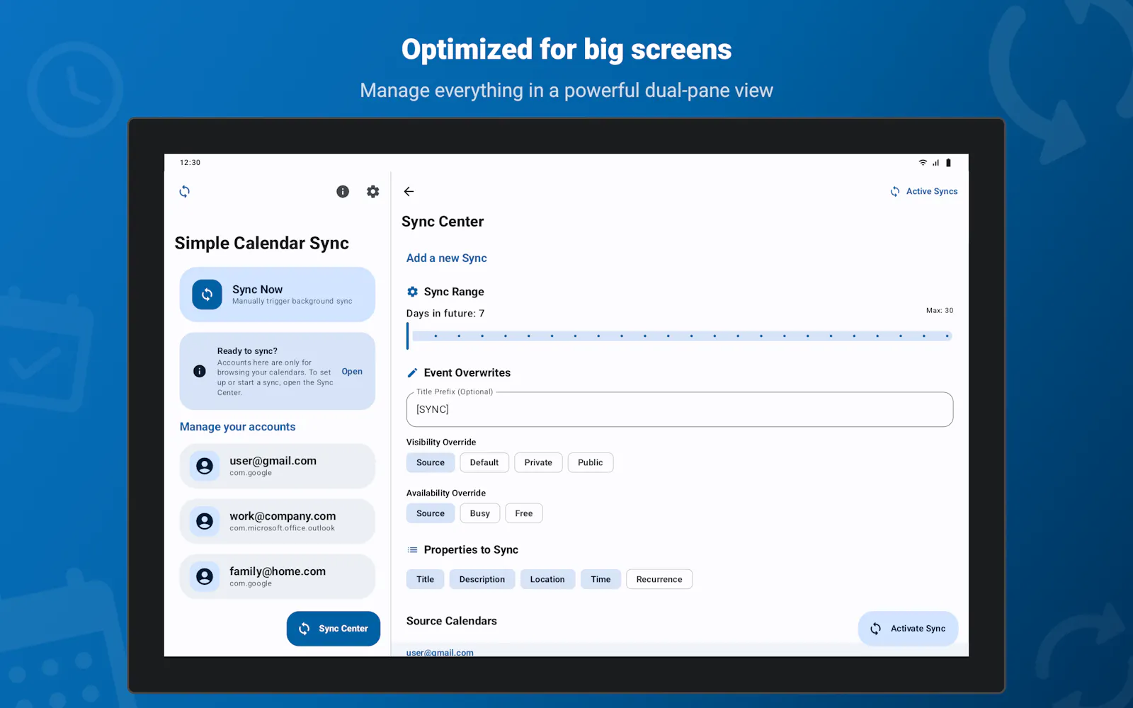 Simple Calendar Sync screenshot 8