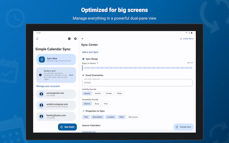 Simple Calendar Sync screenshot 8