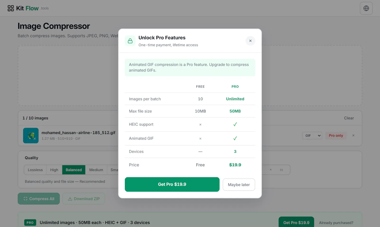 KitFlow Image Compressor screenshot 3