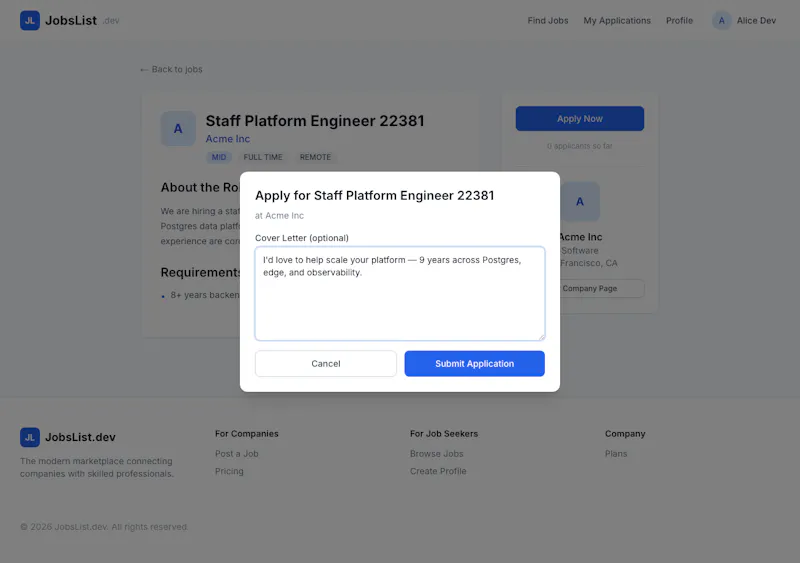 JobsList.dev screenshot 12