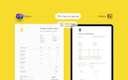 Invoice Dashboard  by Notion and Figma media 1
