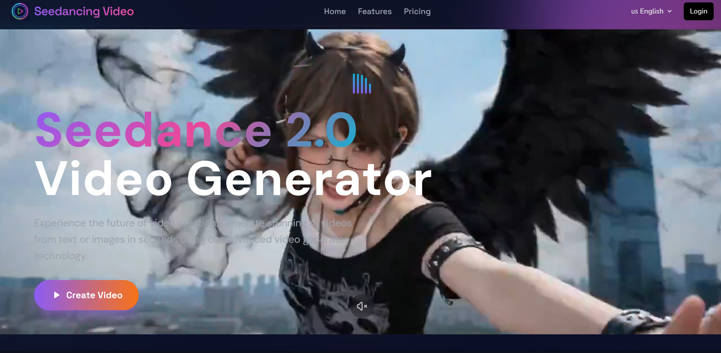 Seedance 2.0 AI - Main product screenshot demonstrating key features and user interface