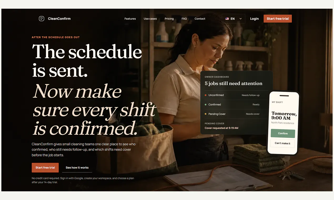 CleanConfirm gallery image