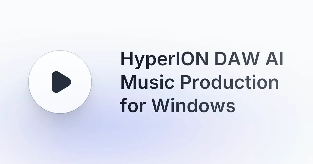 HyperION DAW gallery image