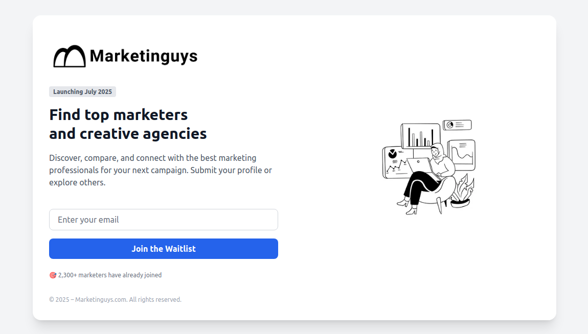 MarketingUys - トップマーケティング担当者とクリエイティブエージェンシーを見つけますメディア1